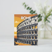 Rom Italien Nostalgische Reise Postkarte (Stehend Vorderseite)