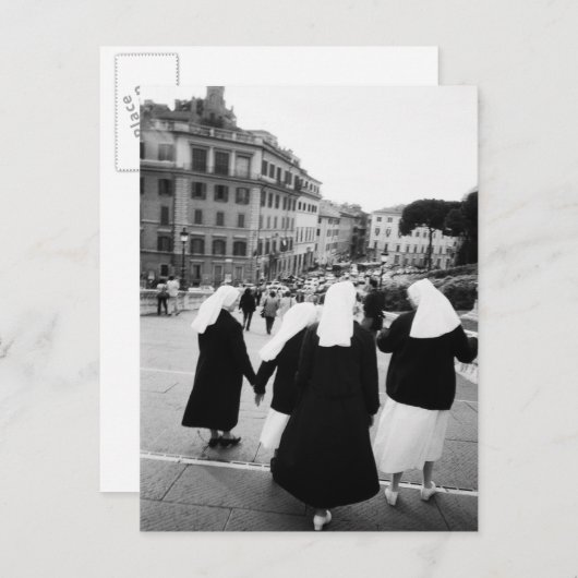 Rom Italien, Nun Patrol! (NR) Postkarte (Vorne/Hinten)