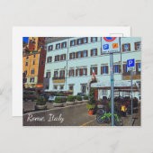 Rom - Italien Piazza Postcard Postkarte (Vorne/Hinten)