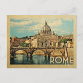 Rom Italien Postcard Vintage Travel Postkarte (Vorderseite)