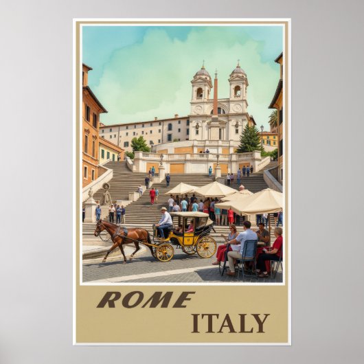 Rom, Italien Poster (Vorne)