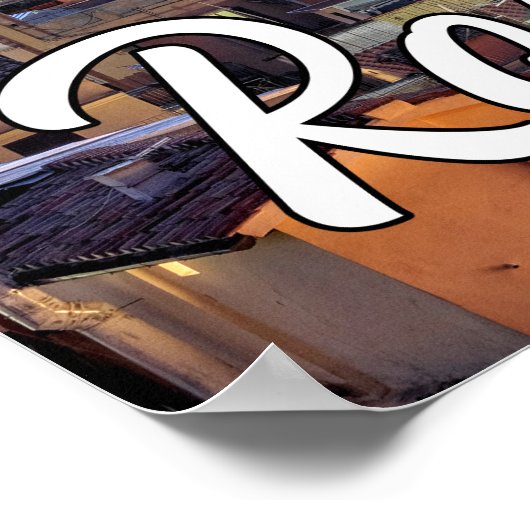 Rom, Italien Poster (Ecke)