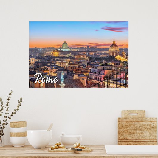 Rom, Italien Poster (Küche)