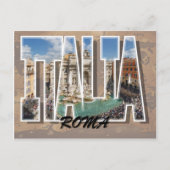 Rom, Italien Postkarte (Vorderseite)