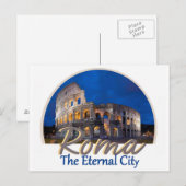 ROM Italien Postkarte (Vorne/Hinten)