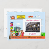 Rom, Italien Postkarte (Vorne/Hinten)