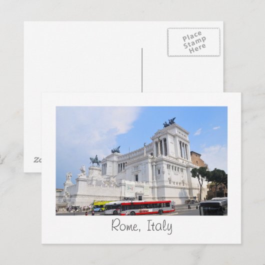 Rom, Italien Postkarte (Vorne/Hinten)