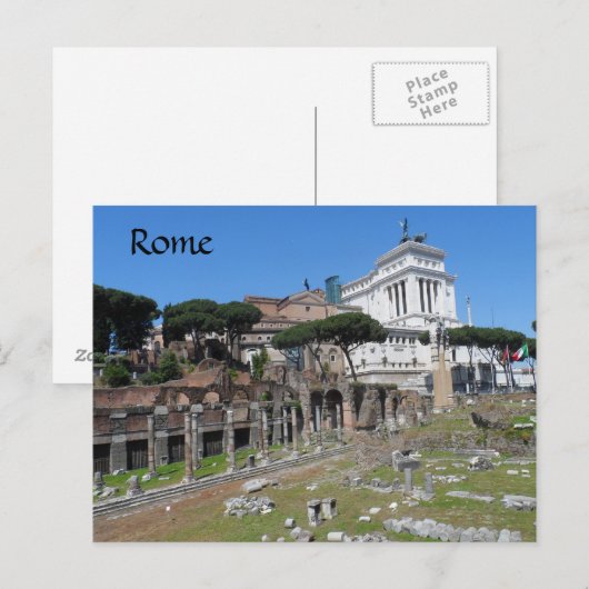Rom, Italien Postkarte (Vorne/Hinten)