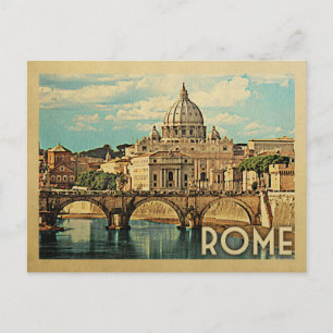 Rom Italien Postkarte Vintage Reise