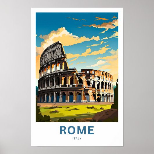 Rom Italien Reisedrucke Poster (Vorne)