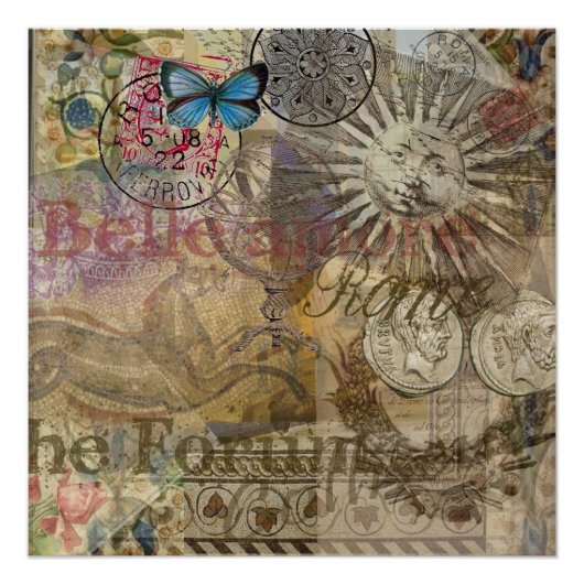 Rom Italien Reisen Urlaub Stadt Poster (Vorderseite)