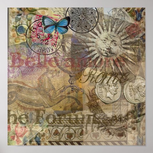 Rom Italien Reisen Urlaub Stadt Poster (Vorne)