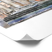 Rom Italien Reisen Wasserfarbenhandzeichnung Poster (Ecke)