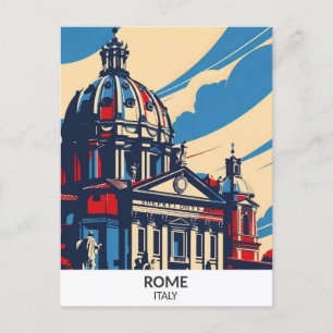 Rom Italien Retro-Kunstwerk Reise Postkarte