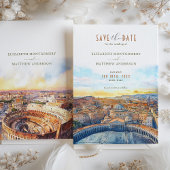 Rom Italien Save the Date Petersdom Einladung