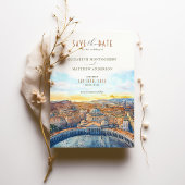 Rom Italien Save the Date Petersdom Einladung