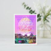 Rom - Italien Sketch Kunstausstellung Postkarte (Stehend Vorderseite)