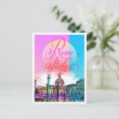 Rom - Italien Sketch Kunstausstellung Postkarte (Stehend Vorderseite)