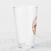 Rom-Italien-Skyline-Emblem Glas (Rechts)