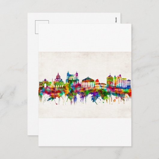 Rom Italien Skyline Feiertagspostkarte (Vorne/Hinten)