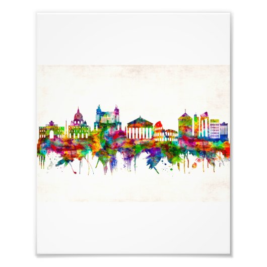 Rom Italien Skyline Fotodruck (Vorne)