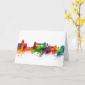 Rom Italien Skyline Karte (Gelbe Blume)