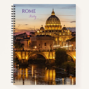 Rom Italien Szenisches Spiralgebundenes Notizbuch
