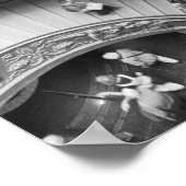 Rom Italien, Treppe Vatikan 3 Poster (Ecke)