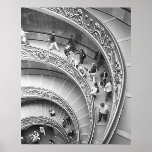 Rom Italien, Treppe Vatikan 3 Poster (Vorne)