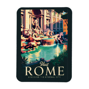 Rom Italien Trevi-Brunnen Magnet