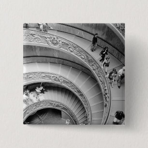 Rom Italien, Vatikan Treppe 2 Button