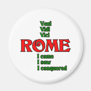 Rom Italien Veni Vidi Vici Magnet