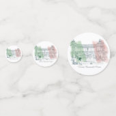 Rom - Italien - Victor Emmanuel Pen und die Tinten Konfetti (Vorderseiten)