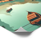 Rom Italien Vintag Berühmter Reiseort Poster (Ecke)