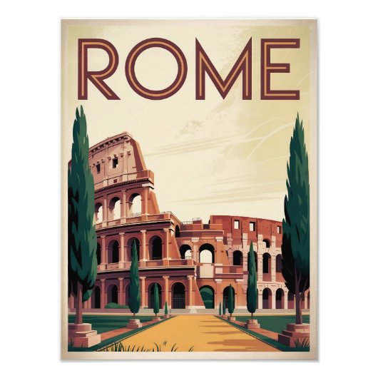 Rom Italien vintage Fotodruck (Vorne)