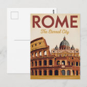 Rom Italien vintage Postkarte (Vorne/Hinten)