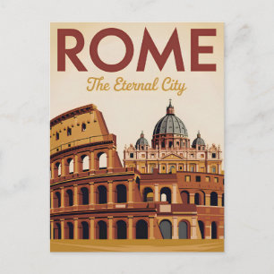 Rom Italien vintage Postkarte