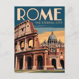 Rom Italien vintage Postkarte