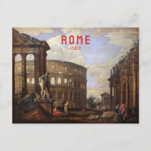 Rom Italien Vintage Reise Italienisch Roma Renaiss Postkarte