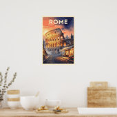 Rom Italien Vintage Reise Poster (Küche)
