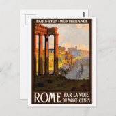 Rom Italien Vintage Reise Postkarte (Vorne/Hinten)