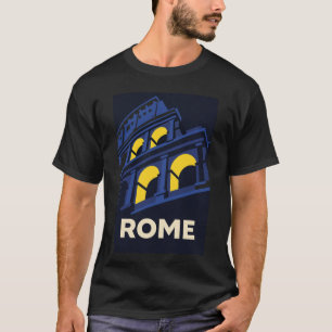Rom Italien Vintage Reise T-Shirt Retro Stadt