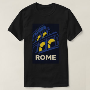 Rom Italien Vintage Reise T-Shirt Retro Stadt