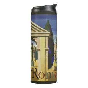Rom Italien Vintage Reise Tumbler Thermosbecher