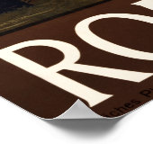 Rom Italien Vintage Reiseplakat Poster (Ecke)