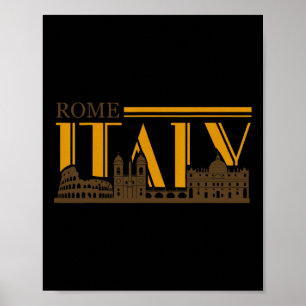 Rom Italien Vintage Retro Roma Italien Urlaub Gif Poster