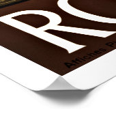 Rom Italien Vintage Travel Poster (Ecke)