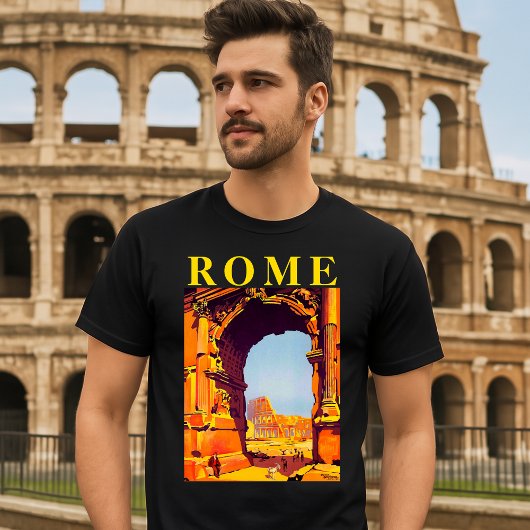 Rom, Italien - Vintager Tourismus T-Shirt