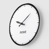 Rom Italien Zeitzone Newsroom Style Uhr (Winkel)