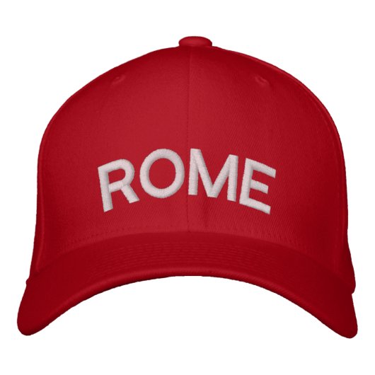Rom Italien Zoll Baseball Cap Bestickte Kappe (Vorderseite)